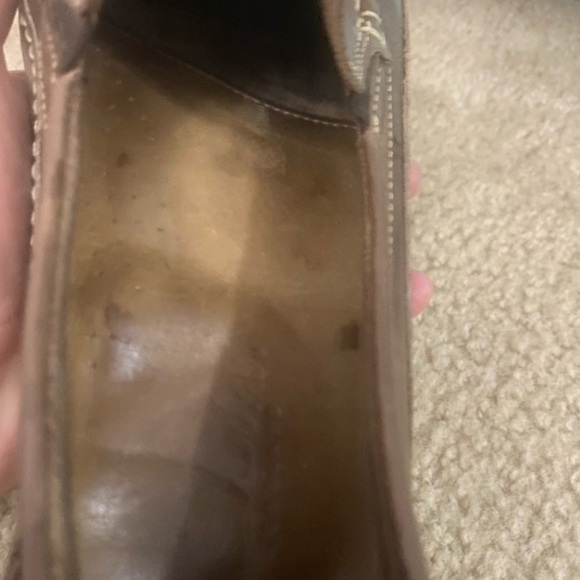 Clarks Men’s Slip‎ on Brown Leather Loafers size 11.5 - Picture 6 of 7